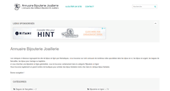 Desktop Screenshot of annuaire-bijouterie-joaillerie.com