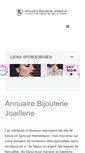Mobile Screenshot of annuaire-bijouterie-joaillerie.com